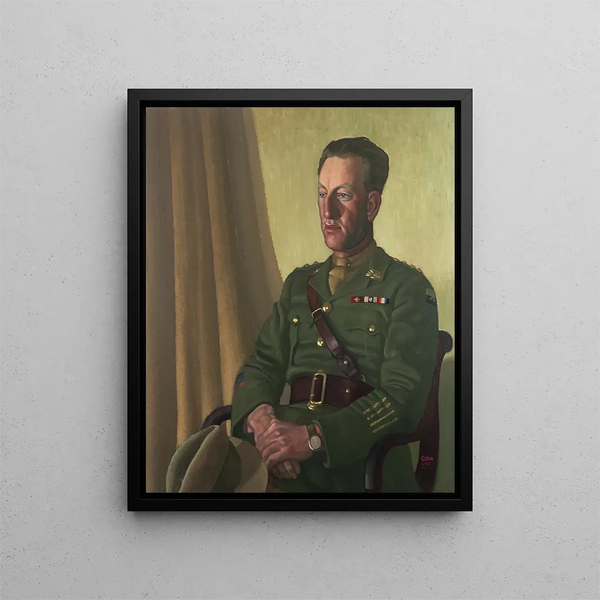 Kapteenin takki - Colin Gill — kehystetty taideteos seinällä