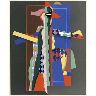 Collection Décors et Couleurs, Pl. 13 - Georges Valmier | Reproduction Tableau Décoration murale affiche copie