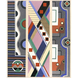 Collection Décors et Couleurs Pl.19 - Georges Valmier | Reproduction Tableau Décoration murale affiche copie