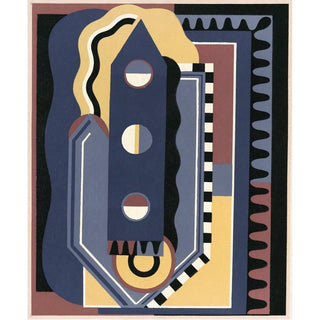 Collection décors et couleurs Pl.04 - Georges Valmier | Reproduction Tableau Décoration murale affiche copie