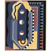 Maalauksen jäljennös Collection décors et couleurs Pl.04 - Georges Valmier