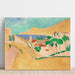 Maalauksen jäljennös Collioure-maalaus elokuussa - Henri Matisse