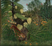Taistelu tiikerin ja puhvelin välillä - Henri Rousseau — näkymä teoksesta