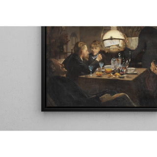Compagnie à la lumière du soir - Laurits Andersen Ring | Reproduction Tableau Décoration murale affiche copie