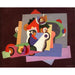 Maalauksen jäljennös Composition Avec Des Fleurs - Georges Valmier