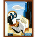 Maalauksen jäljennös Composition à l'oiseau - Louis Marcoussis