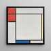 Maalauksen jäljennös Composition avec rouge, jaune et bleu - Piet Mondrian
