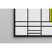 Maalauksen jäljennös Composition en blanc, rouge et jaune - Piet Mondrian