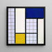 Maalauksen jäljennös Sävellys puoliväreissä - Theo van Doesburg