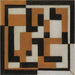 Maalauksen jäljennös Sävellys puoliväreissä - Theo van Doesburg