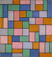 Maalauksen jäljennös Composition en dissonances - Theo van Doesburg