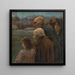 Composition figurative - Teodor Zemplnyi — kehystetty taideteos seinällä