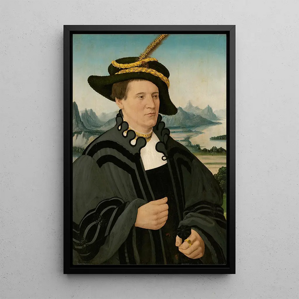 Maalauksen jäljennös Fridrich Rorbachin muotokuva - Conrad Faber von Kreuznach