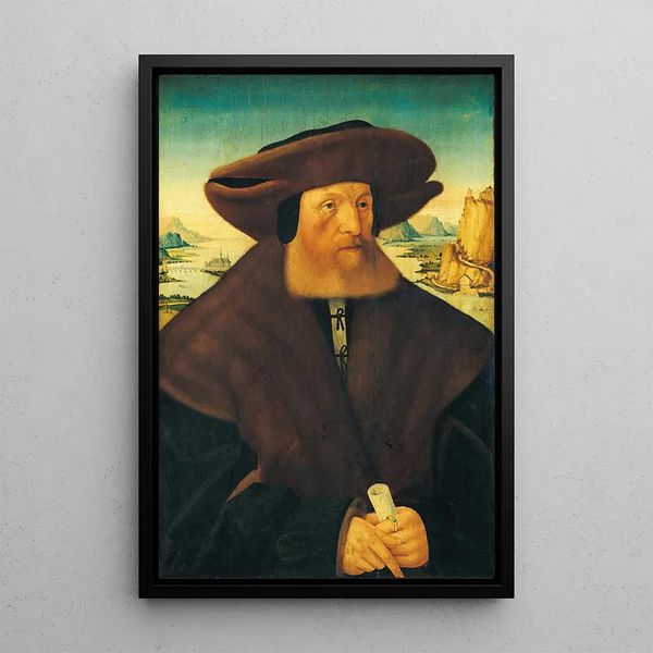 Hamman von Holzhausen 1467-1536 - Conrad Faber von Kreuznach — kehystetty taideteos seinällä