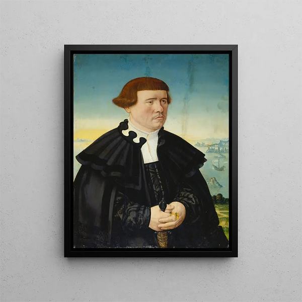 perheen Stralenbergin miehestä - Conrad Faber von Kreuznach — kehystetty taideteos seinällä