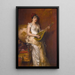 Rêveries-maalaus - Conrad Kiesel — kehystetty taideteos seinällä