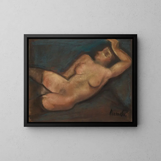 Constant Permeke - Liggend naakt met arm boven het hoofd.webp