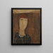 Portrait de Beatty - Constant Permeke — kehystetty taideteos seinällä