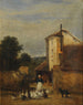 La gardeuse d'oies - Constant Troyon — näkymä teoksesta
