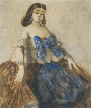 Constantin Guys - Le noeud bleu.webp