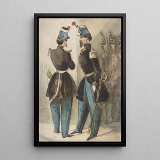 Constantin Guys - Officers of the Guard.webp