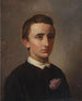 Portrait du futur professeur assistant et doctorant August Weis - Constantin Hansen — näkymä teoksesta