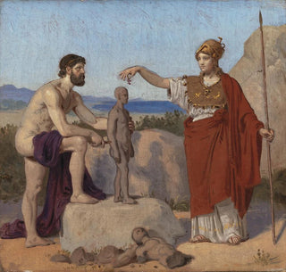 Constantin Hansen - Prometheus Moulding Man from Clay.webp