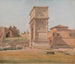 L'arc de Titus à Rome - Constantin Hansen — näkymä teoksesta