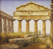 Athena-temppeli Paestumissa - Constantin Hansen — näkymä teoksesta