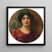 Kontemplaatio - John William Godward — kehystetty taideteos seinällä