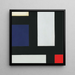 Contracomposition IV - Theo van Doesburg — kehystetty taideteos seinällä