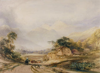 Les Pikes de Langdale - Copley Fielding — näkymä teoksesta