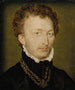 Portrait d'un homme avec une chaîne en or - Corneille de Lyon — näkymä teoksesta