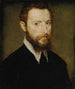 Portrait of a man with a pointed collar - Corneille de Lyon — näkymä teoksesta