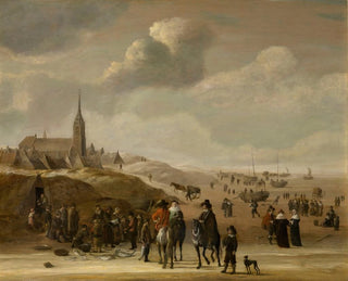 Scheveningen - Cornelis Beelt — näkymä teoksesta