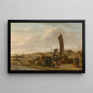 Cornelis Beelt - The Beach at Scheveningen.webp