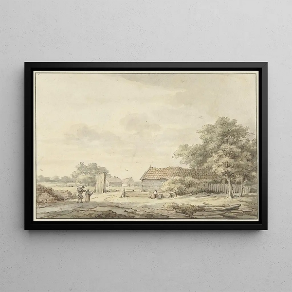 Cornelis Buys - Landschap met boerderijen.webp