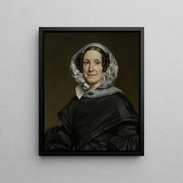 Aryna van der Potin 1786-1850 vaimo N. J. A. C. Hoffmannista - Cornelis Cels — kehystetty taideteos seinällä