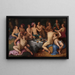 Festin du fils prodigue Luc 15:11-13 - Cornelis Cornelisz van Haarlem — kehystetty taideteos seinällä