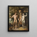 La chute de l'homme - Cornelis Cornelisz van Haarlem — kehystetty taideteos seinällä