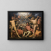La Chute des Titans - Cornelis Cornelisz van Haarlem — kehystetty taideteos seinällä