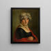 Madame Van Donick - Cornelis Groenendael — kehystetty taideteos seinällä