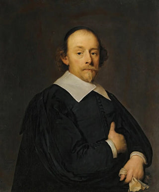 Cornelis Jonson van Ceulen - A Portrait Of A Man In Black.webp