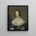 Portrait de Margaret Lady Hungerford - Cornelis Jonson van Ceulen — kehystetty taideteos seinällä