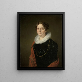 Cornelis Kruseman - Marie AllebHerckenrath Grandmother of the Painter August Alleb.webp