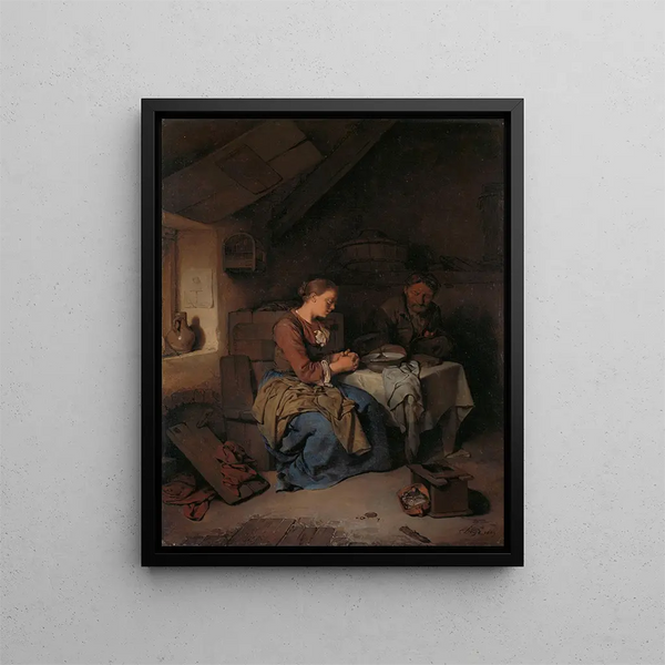Cornelis Pietersz Bega - Saying Grace.webp