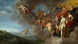 Cornelis Van Poelenburch - Psyche Is Carried to the Olympus by Mercury.webp