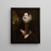 Élisabeth Hoegaerts - Cornelis de Vos — kehystetty taideteos seinällä