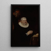 Maalauksen jäljennös Muotokuva Willem van Meerbeeckistä Pyhän Guillaume d'Aquitaine kanssa - Cornelis de Vos