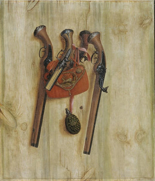 Cornelius Norbertus Gijsbrechts - Trompe Loeil With Pistols.webp
